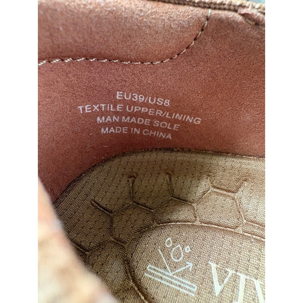 Vivaia Brown Knit Walker Pro Hybrid Penny Loafersn US 8 EU 39 Slip On Flats NEW - Picture 8 of 10